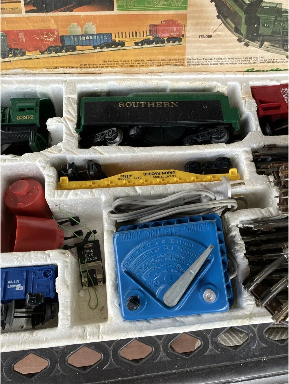 Vintage Lionel Southern Express #12033 O27 Gauge Electric Train Set Complete Box